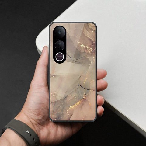 Vivo V50 Lite Cover - Mystic Marble Series - HQ Ultra Shine Premium Infinity Glass Soft Silicon Borders Case