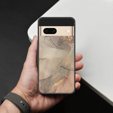 Google Pixel 7 Cover - Mystic Marble Series - HQ Ultra Shine Premium Infinity Glass Soft Silicon Borders Case