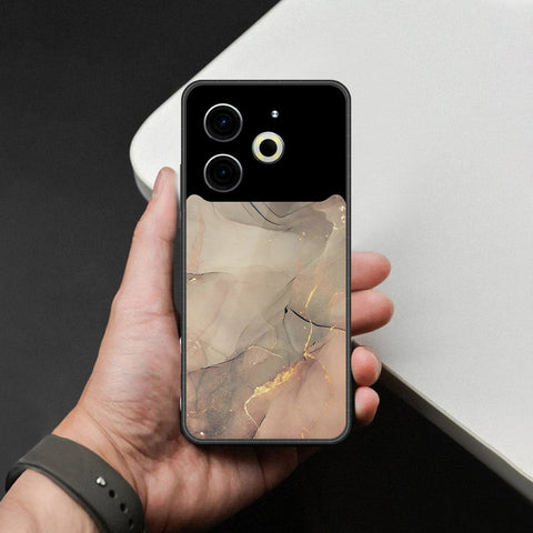 Tecno Pova 6 Pro Cover - Mystic Marble Series - HQ Ultra Shine Premium Infinity Glass Soft Silicon Borders Case