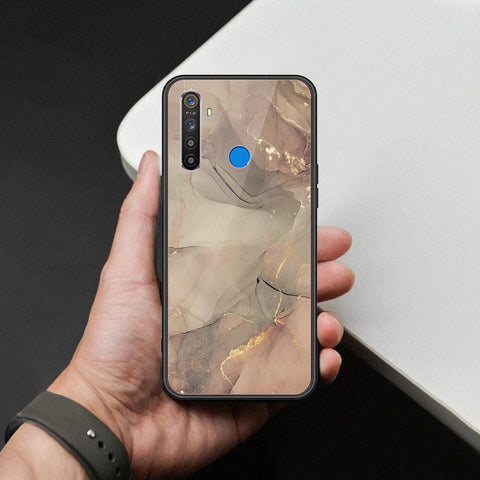 Realme Narzo 10A Cover - Mystic Marble Series - HQ Ultra Shine Premium Infinity Glass Soft Silicon Borders Case