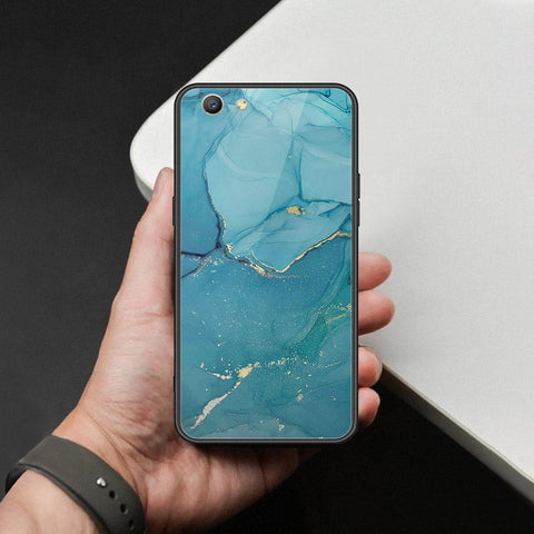 Oppo F1S Cover - Mystic Marble Series - HQ Ultra Shine Premium Infinity Glass Soft Silicon Borders Case