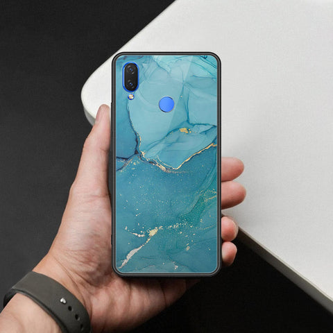 Huawei Nova 3 Cover - Mystic Marble Series - HQ Ultra Shine Premium Infinity Glass Soft Silicon Borders Case