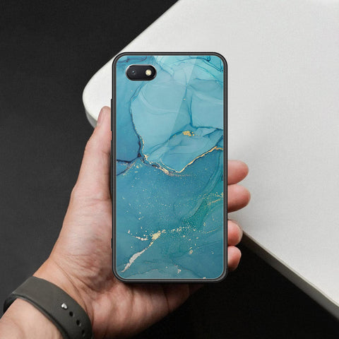 Honor Y5 2018 Cover - Mystic Marble Series - HQ Ultra Shine Premium Infinity Glass Soft Silicon Borders Case