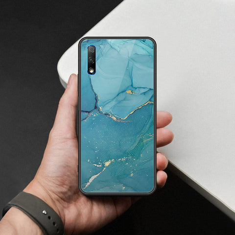 Honor 9X Cover - Mystic Marble Series - HQ Ultra Shine Premium Infinity Glass Soft Silicon Borders Case
