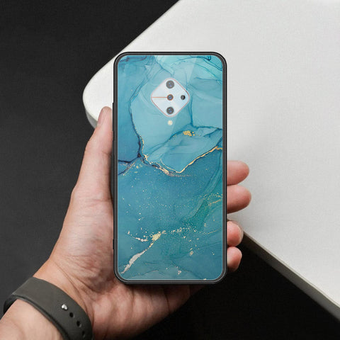Vivo Y51 (2020 September) Cover - Mystic Marble Series - HQ Ultra Shine Premium Infinity Glass Soft Silicon Borders Case