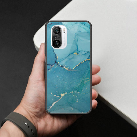 Xiaomi Poco F3 Cover - Mystic Marble Series - HQ Ultra Shine Premium Infinity Glass Soft Silicon Borders Case