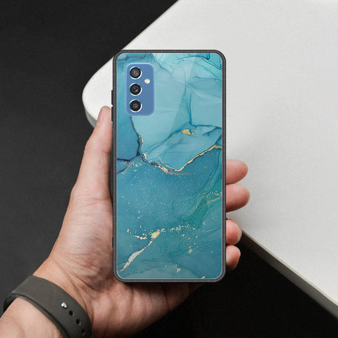 Samsung Galaxy M52 5G Cover - Mystic Marble Series - HQ Ultra Shine Premium Infinity Glass Soft Silicon Borders Case