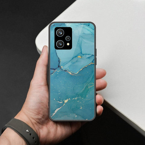 Realme 9 Pro Plus  Cover - Mystic Marble Series - HQ Ultra Shine Premium Infinity Glass Soft Silicon Borders Case