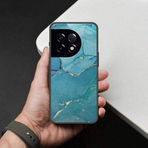 OnePlus Ace 2 Cover - Mystic Marble Series - HQ Ultra Shine Premium Infinity Glass Soft Silicon Borders Case