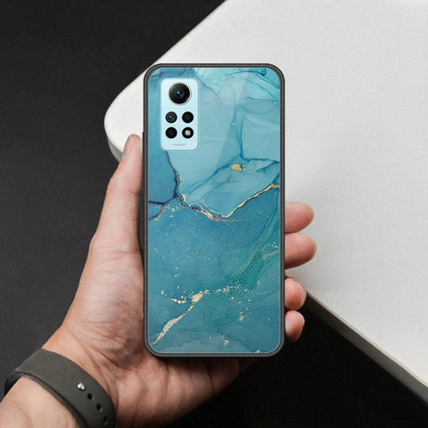 Xiaomi Redmi Note 12 Pro 4G Cover - Mystic Marble Series - HQ Ultra Shine Premium Infinity Glass Soft Silicon Borders Case