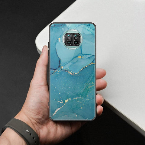 Xiaomi Mi 10T Lite Cover - Mystic Marble Series - HQ Ultra Shine Premium Infinity Glass Soft Silicon Borders Case