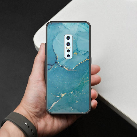 Vivo V17 Pro Cover - Mystic Marble Series - HQ Ultra Shine Premium Infinity Glass Soft Silicon Borders Case