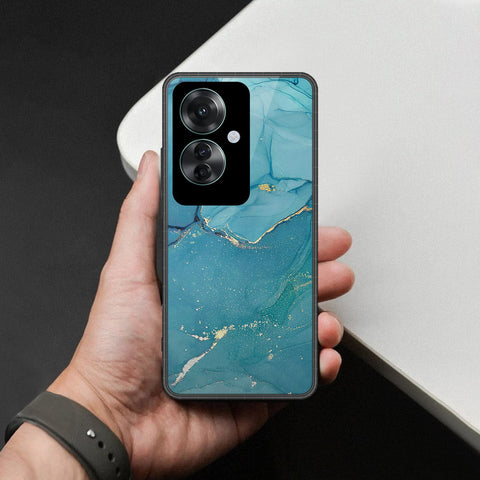 Oppo Reno 11F 5G Cover - Mystic Marble Series - HQ Ultra Shine Premium Infinity Glass Soft Silicon Borders Case