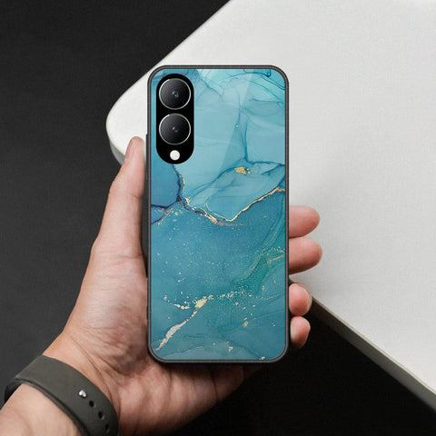 Vivo Y28 5G Cover - Mystic Marble Series - HQ Ultra Shine Premium Infinity Glass Soft Silicon Borders Case