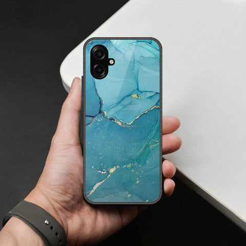 Samsung Galaxy F07 Cover - Mystic Marble Series - HQ Ultra Shine Premium Infinity Glass Soft Silicon Borders Case