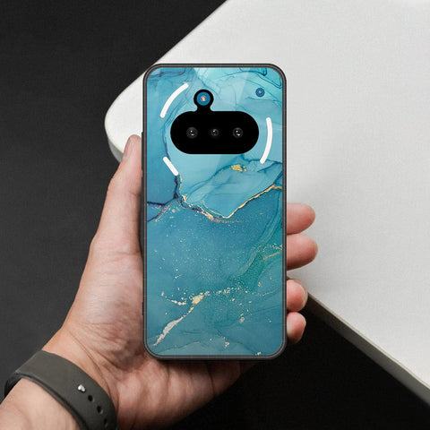 Nothing Phone 3a Cover - Mystic Marble Series - HQ Ultra Shine Premium Infinity Glass Soft Silicon Borders Case