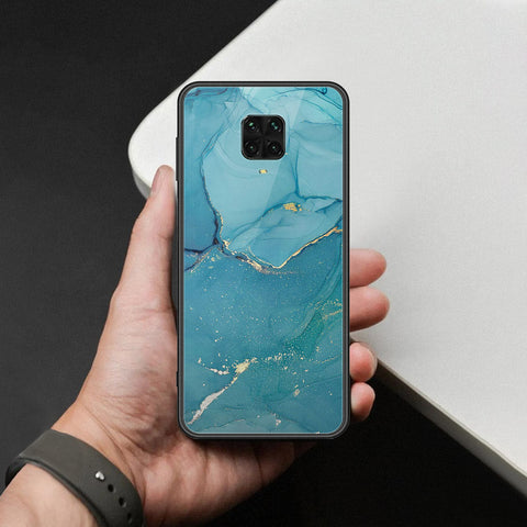 Xiaomi Redmi Note 9 Pro Cover - Mystic Marble Series - HQ Ultra Shine Premium Infinity Glass Soft Silicon Borders Case