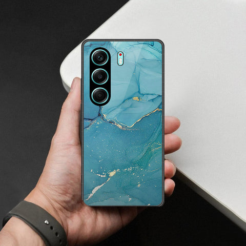 Tecno Camon 40 Pro 5G Cover - Mystic Marble Series - HQ Ultra Shine Premium Infinity Glass Soft Silicon Borders Case