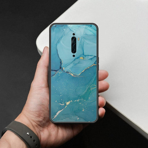 Oppo Reno 2Z Cover - Mystic Marble Series - HQ Ultra Shine Premium Infinity Glass Soft Silicon Borders Case