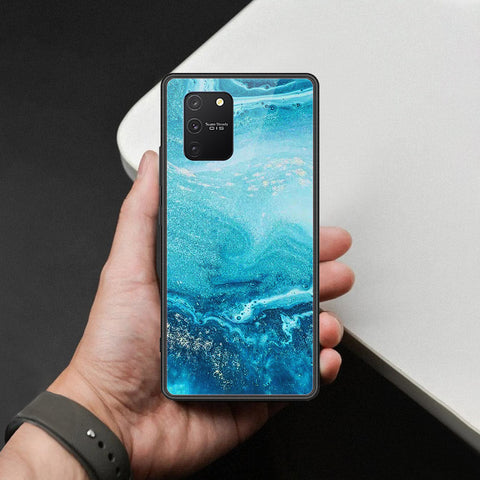 Samsung Galaxy S10 Lite Cover - Mystic Marble Series - HQ Ultra Shine Premium Infinity Glass Soft Silicon Borders Case