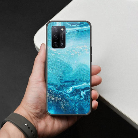 Oppo A55 5G Cover - Mystic Marble Series - HQ Ultra Shine Premium Infinity Glass Soft Silicon Borders Case