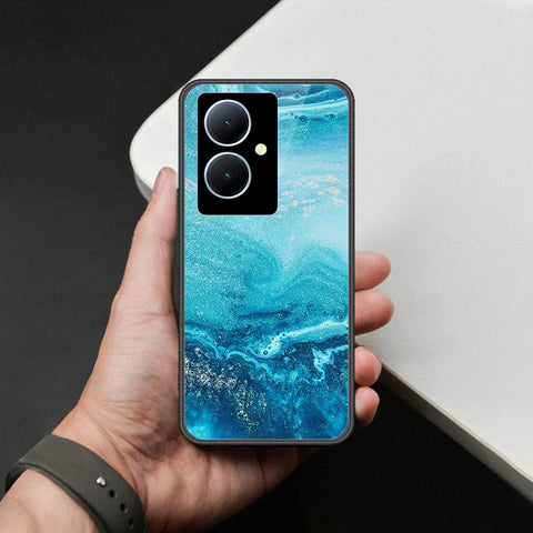 Vivo Y78 Plus 5G Cover - Mystic Marble Series - HQ Ultra Shine Premium Infinity Glass Soft Silicon Borders Case
