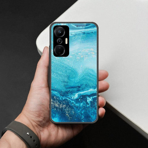 Infinix Hot 20S Cover - Mystic Marble Series - HQ Ultra Shine Premium Infinity Glass Soft Silicon Borders Case