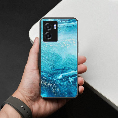 OnePlus Nord N300 Cover - Mystic Marble Series - HQ Ultra Shine Premium Infinity Glass Soft Silicon Borders Case