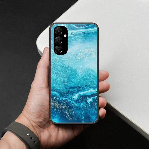 Samsung Galaxy A05s Cover - Mystic Marble Series - HQ Ultra Shine Premium Infinity Glass Soft Silicon Borders Case
