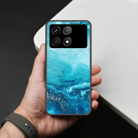 Xiaomi Poco X6 Pro Cover - Mystic Marble Series - HQ Ultra Shine Premium Infinity Glass Soft Silicon Borders Case