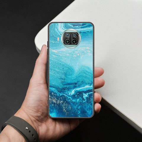 Xiaomi Redmi Note 9 Pro 5G Cover - Mystic Marble Series - HQ Ultra Shine Premium Infinity Glass Soft Silicon Borders Case