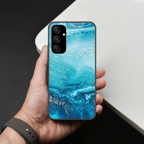 Samsung Galaxy A25 5G Cover - Mystic Marble Series - HQ Ultra Shine Premium Infinity Glass Soft Silicon Borders Case