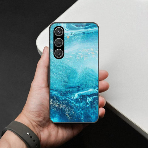 Samsung Galaxy S26 Plus Cover - Mystic Marble Series - HQ Ultra Shine Premium Infinity Glass Soft Silicon Borders Case