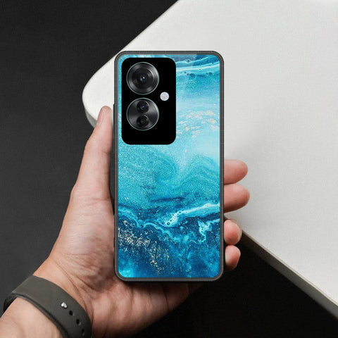 Oppo Reno 11F 5G Cover - Mystic Marble Series - HQ Ultra Shine Premium Infinity Glass Soft Silicon Borders Case