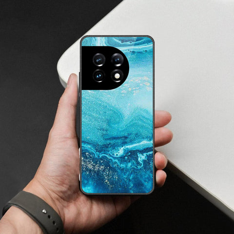 OnePlus Ace 2 Pro Cover - Mystic Marble Series - HQ Ultra Shine Premium Infinity Glass Soft Silicon Borders Case