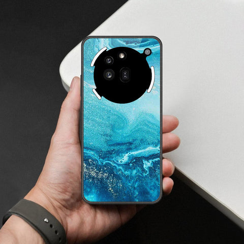 Nothing Phone 3a Pro Cover - Mystic Marble Series - HQ Ultra Shine Premium Infinity Glass Soft Silicon Borders Case