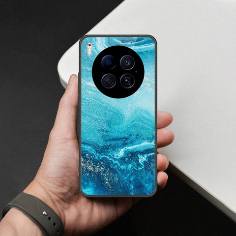 Tecno Camon 40 Premier 5G Cover - Mystic Marble Series - HQ Ultra Shine Premium Infinity Glass Soft Silicon Borders Case