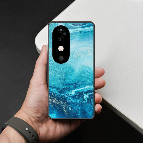 Vivo S19 Cover - Mystic Marble Series - HQ Ultra Shine Premium Infinity Glass Soft Silicon Borders Case