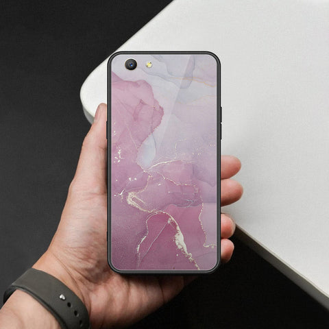 Oppo A59 Cover - Mystic Marble Series - HQ Ultra Shine Premium Infinity Glass Soft Silicon Borders Case