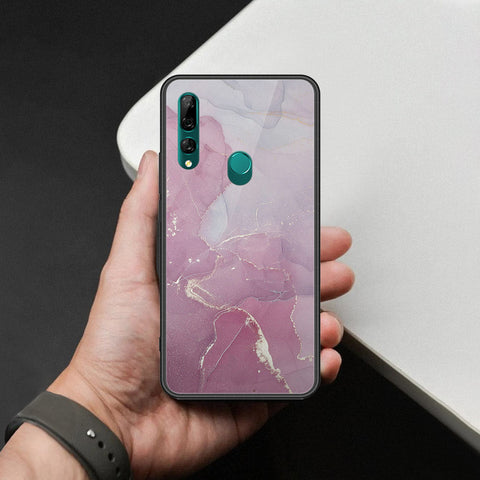 Huawei Y9 Prime 2019 Cover - Mystic Marble Series - HQ Ultra Shine Premium Infinity Glass Soft Silicon Borders Case
