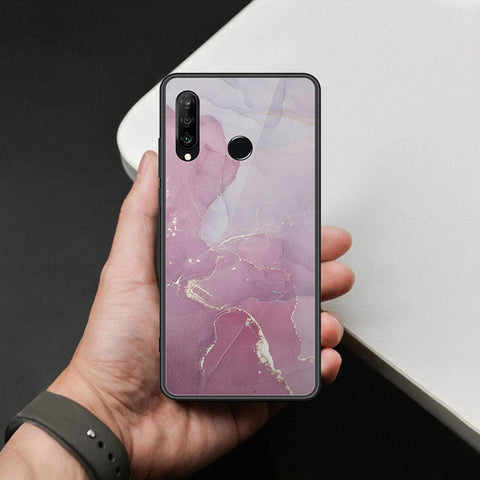 Huawei P30 lite Cover - Mystic Marble Series - HQ Ultra Shine Premium Infinity Glass Soft Silicon Borders Case