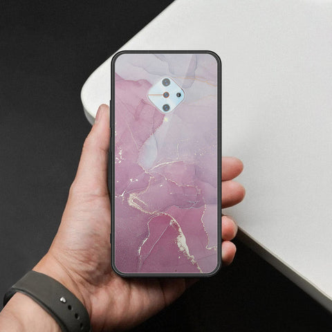 Vivo S1 Pro Cover - Mystic Marble Series - HQ Ultra Shine Premium Infinity Glass Soft Silicon Borders Case