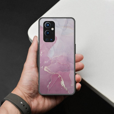 OnePlus 9 Pro Cover - Mystic Marble Series - HQ Ultra Shine Premium Infinity Glass Soft Silicon Borders Case