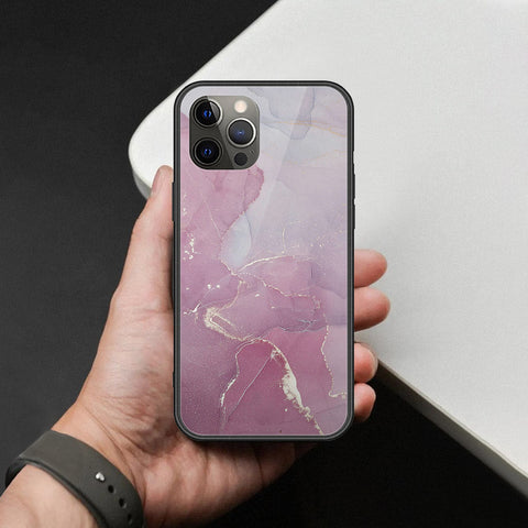 iPhone 12 Pro Max - Mystic Marble Series - HQ Ultra Shine Premium Infinity Glass Soft Silicon Borders Case