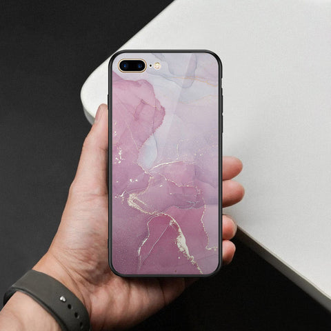 iPhone 8 Plus / 7 Plus - Mystic Marble Series - HQ Ultra Shine Premium Infinity Glass Soft Silicon Borders Case