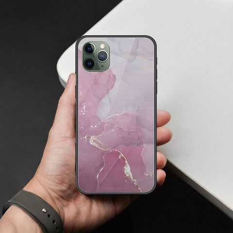 iPhone 11 Pro Max - Mystic Marble Series - HQ Ultra Shine Premium Infinity Glass Soft Silicon Borders Case