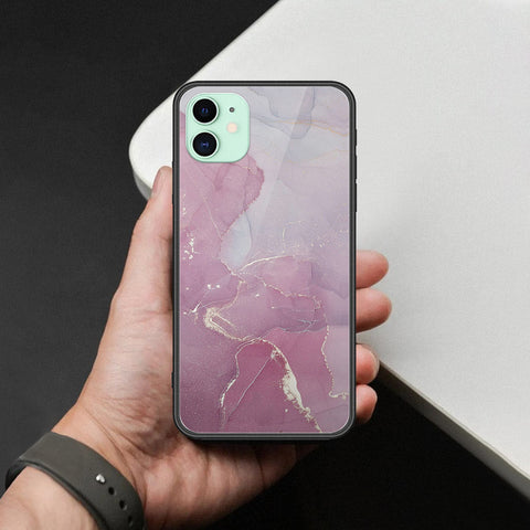 iPhone 11 - Mystic Marble Series - HQ Ultra Shine Premium Infinity Glass Soft Silicon Borders Case