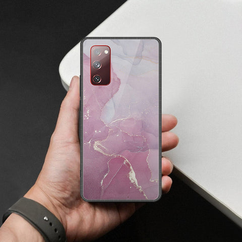 Samsung Galaxy S20 FE Cover - Mystic Marble Series - HQ Ultra Shine Premium Infinity Glass Soft Silicon Borders Case