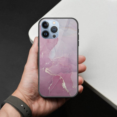 iPhone 13 Pro Max Cover - Mystic Marble Series - HQ Ultra Shine Premium Infinity Glass Soft Silicon Borders Case
