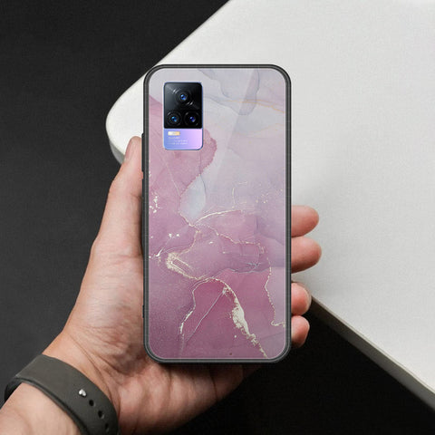 Vivo V21e Cover - Mystic Marble Series - HQ Ultra Shine Premium Infinity Glass Soft Silicon Borders Case